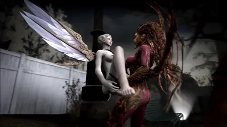 3d порно мульт: демон трахает ангела